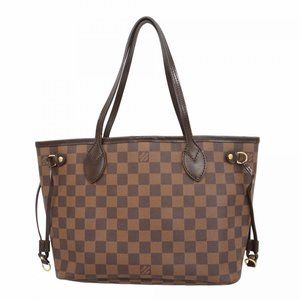 Louis Vuitton Damier Neverfull PM Tote Bag N51109 Ebene for Women